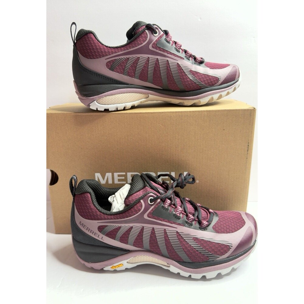 Merrell Women 6.5 Siren Edge 3 Waterproof Standard Width Hiking Shoes Mesh NIB
